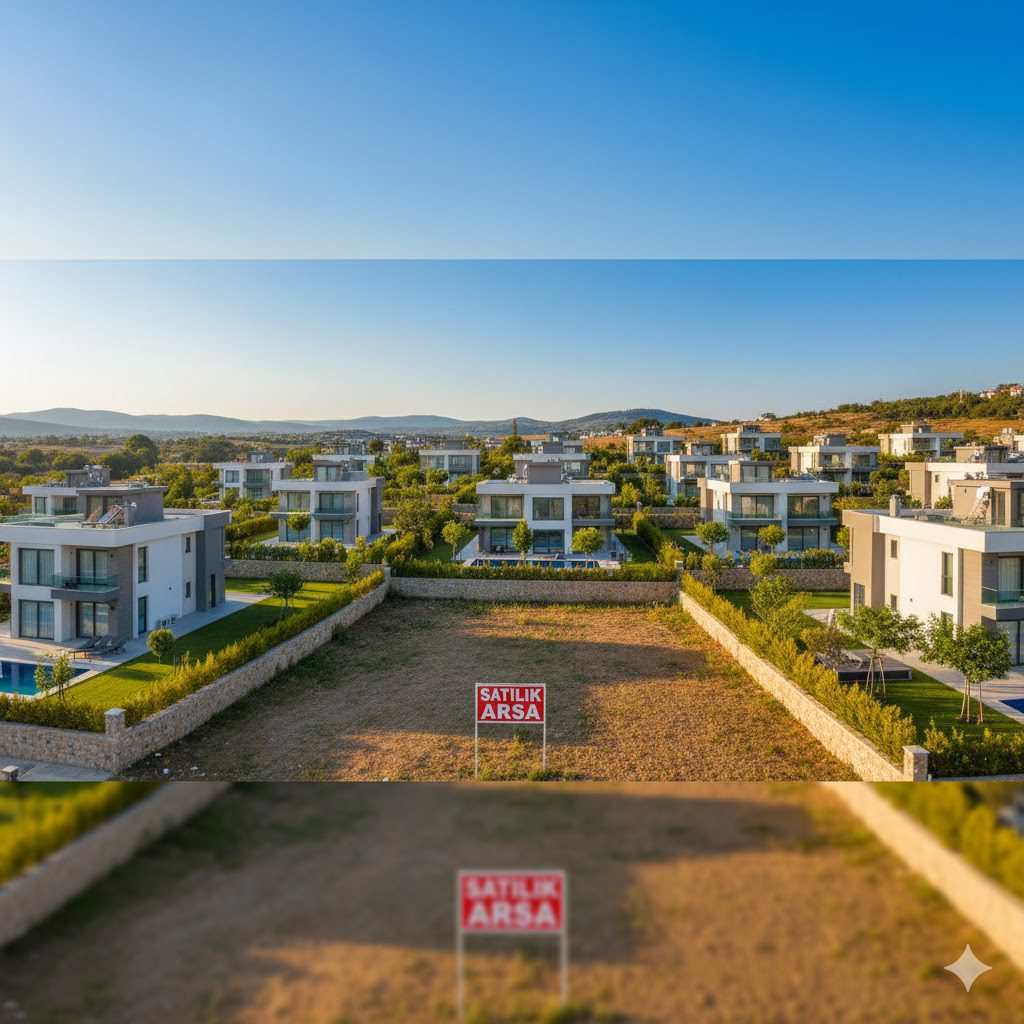 Sasalı Villakent arsa değerleri içinde Villakent'in sunduğu prestijli yatırım fırsatı.